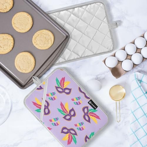 Mardi Gras Pot Holder Set - 2-Pack