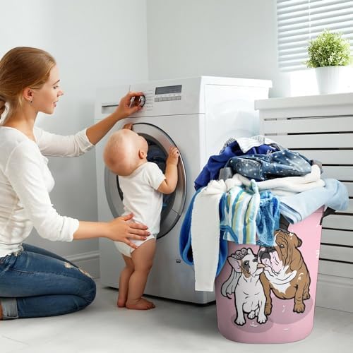 MeikoKo French Bulldog Couple Storage Basket