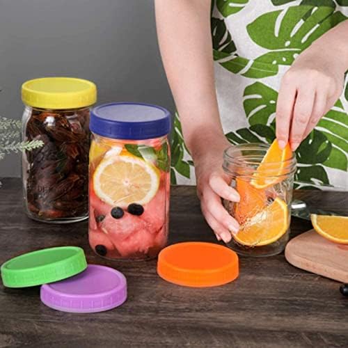 24PCS Mason Jar Lids Yellow