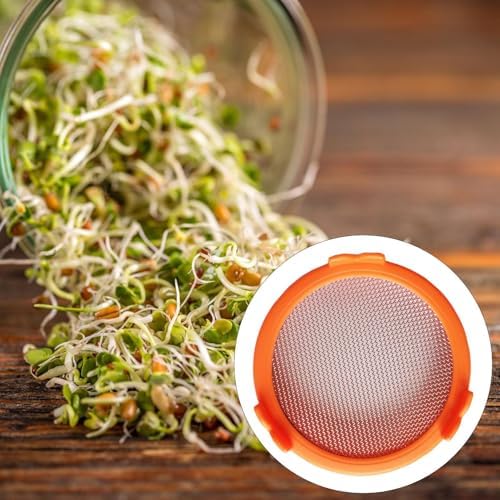 Reusable Mason Jar Sprout Lid Easy Durable Eco-Friendly