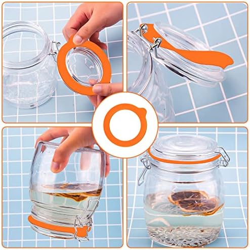 10-Piece Silicone Gasket Set for Canning Jars