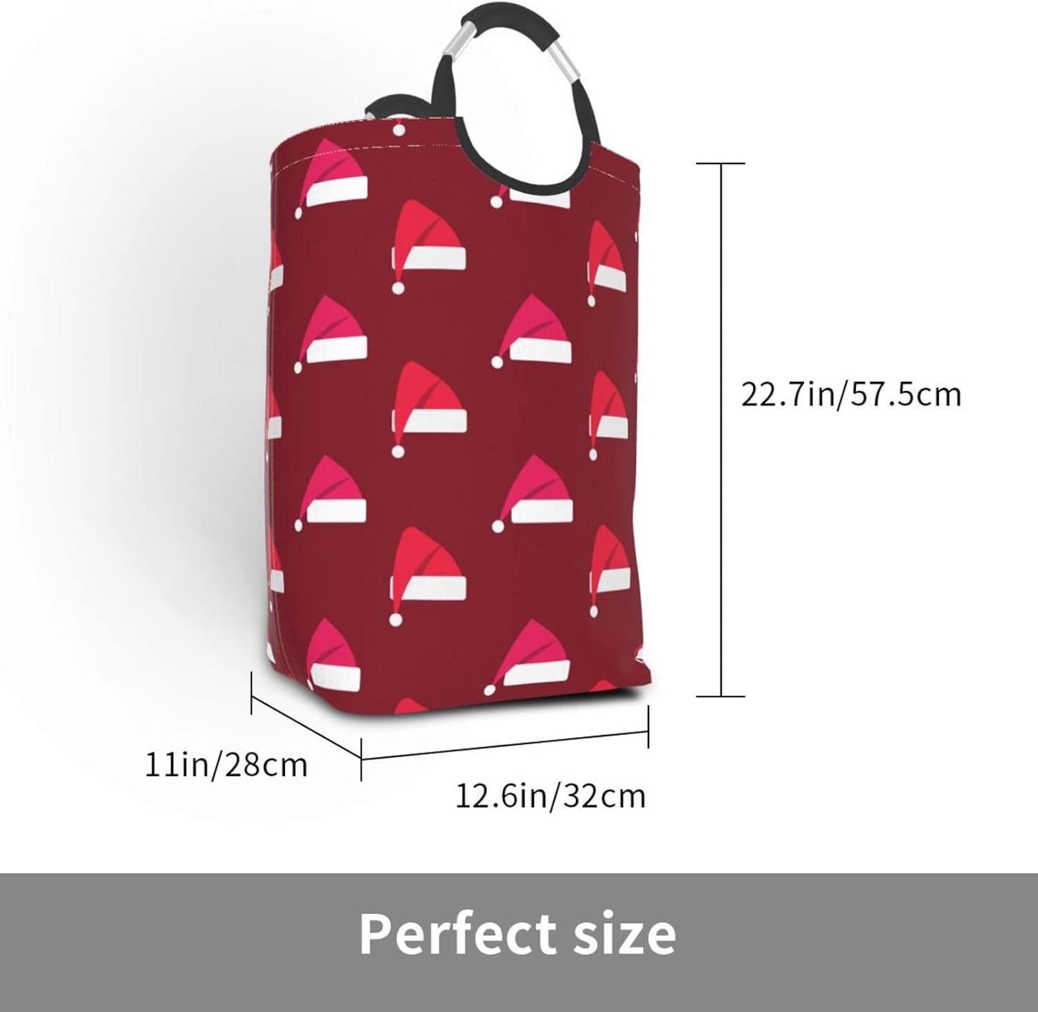 Foldable Laundry Hamper for dorms Christmas Gift Large Capacity Storage