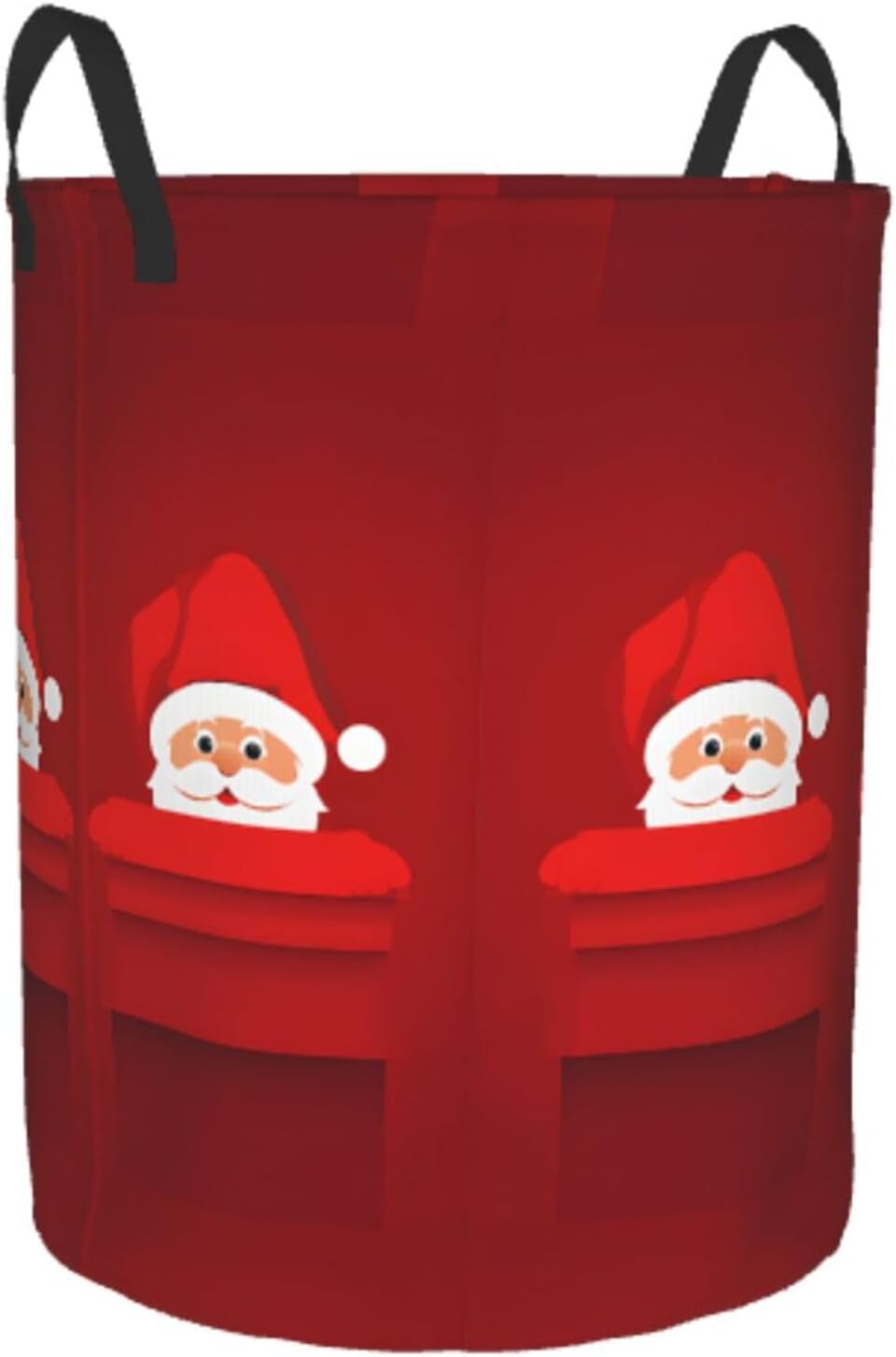 DCEHGEW Santas JollyHelpers Collapsible Laundry Basket 165x138in Waterproof Durable for Family Use