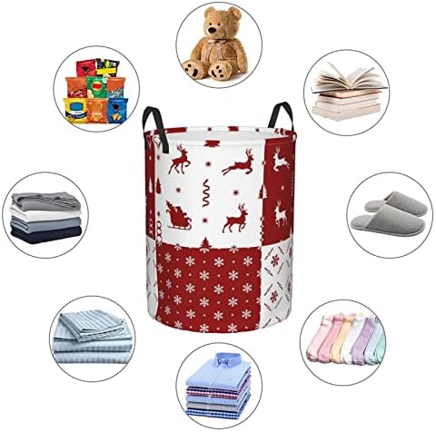 Foldable Christmas Laundry Hamper with Innovative Design