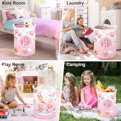 Clastyle 45L Hot Air Balloon Animal Laundry Basket