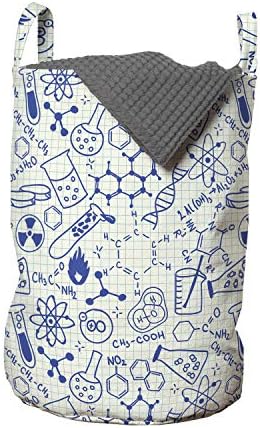 Ambesonne Nerd Geek Cartoon Laundry Basket - Stain-Resistant Machine Washable