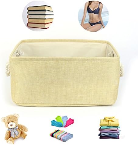 Durable et pratique - Qtqgoitem Collapsible Storage Basket Perfect for Laundry Organization