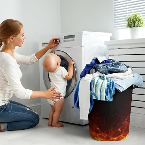 Compact Waterproof Laundry Hamper for Families College Students