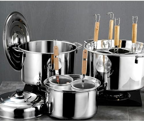 Stainless Steel Pasta Cooker Set with Strainer