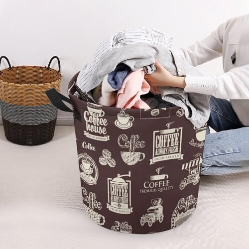 173x138-inch Waterproof Collapse Laundry Hamper for Durable Storage