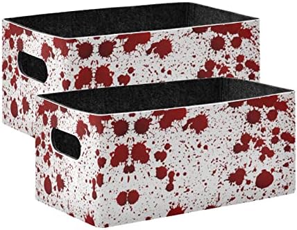 Red Felt Cloth Organizer Box