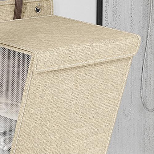 Wall Mounted Foldable Laundry Basket with Handles for Bedroom