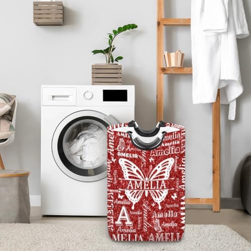 Perfect for College Essentials Storage - Personalized Laundry Basket