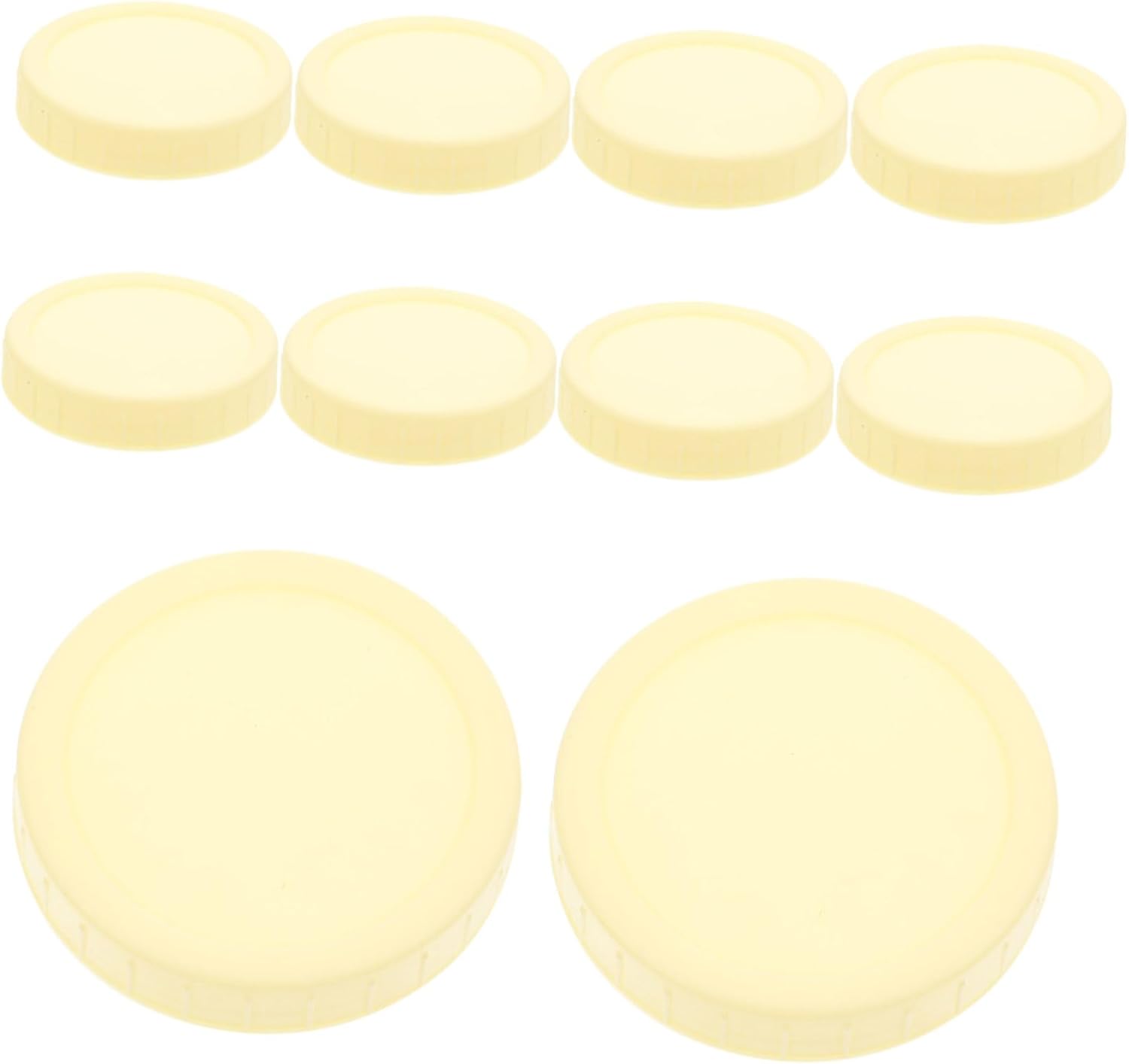 Zerodeko Plastic Mason Jar lids