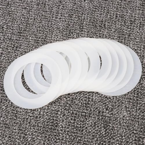 10-Piece Silicone Gasket Set for Mason Jars