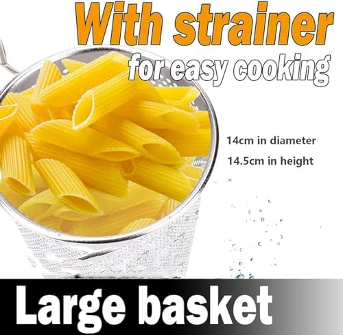 Stainless Steel Soup Pan Set with Divider and Colander Strainer