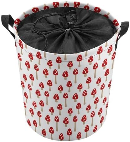 Durable Collapsible Mushroom Laundry Hamper for Home Bedroom Storage