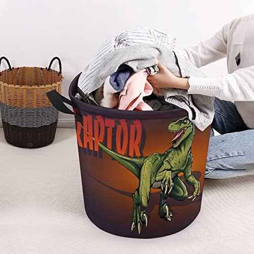 MEIKKO Velociraptor Dinosaur Kids Storage Bag Collapsible Waterproof Easy to Carry