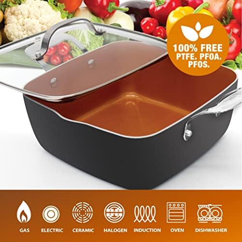 GOTHAM STEEL - 6 Qt Cookware Set