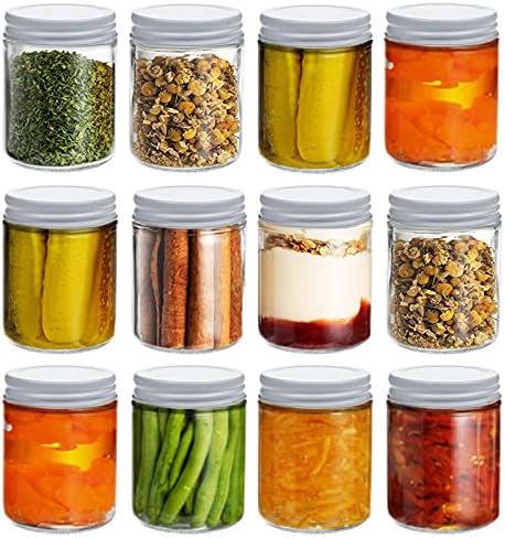 12-Piece Glass Mason Jars 9oz