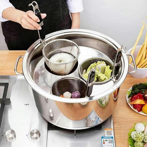 AttreX 5-Hole Pasta Cooker Basket for Home Kitchen
