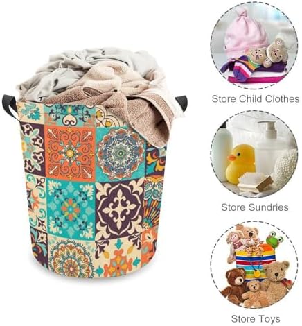 Durable Boho-Style Laundry Hamper