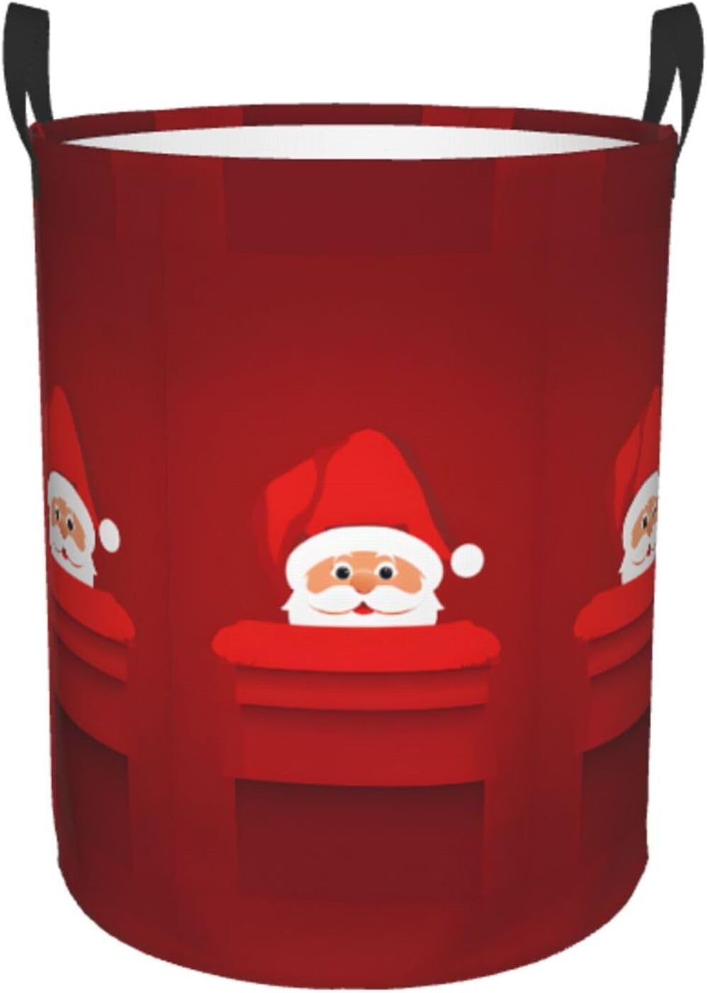 DCEHGEW Santas JollyHelpers Collapsible Laundry Basket 165x138in Waterproof Durable for Family Use
