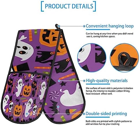 Cartoon Funny Halloween Double Oven Glove