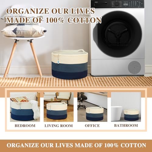 Gigantic Storage Solution in White Cadet Blue and Navy Blue