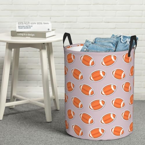 American Football Large Collapsible Laundry Hamper