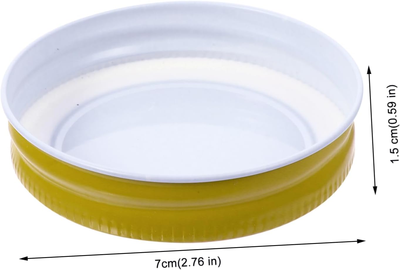 BrightFufu 70mm Mason Jar Lids Pack of 12