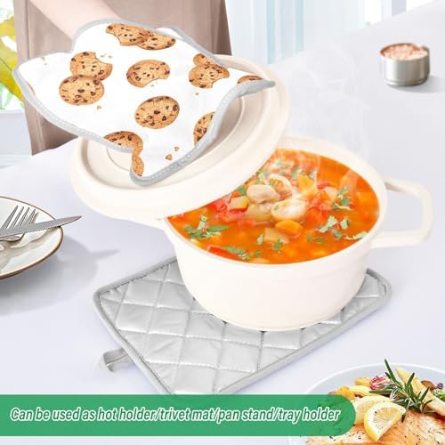 Kcldeci 2Pack Heat Resistant Oven Mitts Potholders 1
