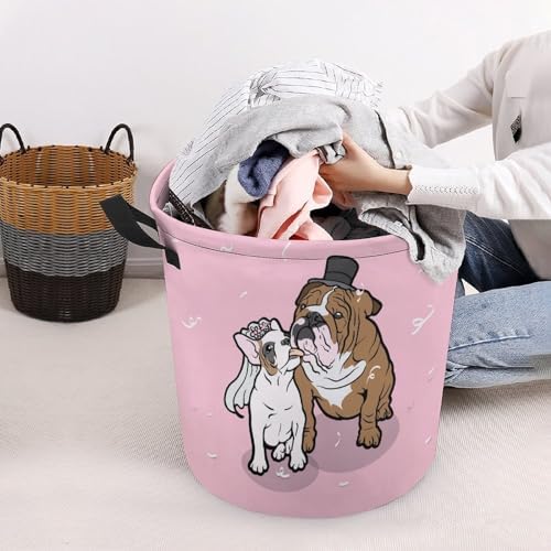 MeikoKo French Bulldog Couple Storage Basket