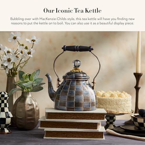 MACKENZIE-CHILDIDS 2-QUART ENAMEL TEA KETTLE