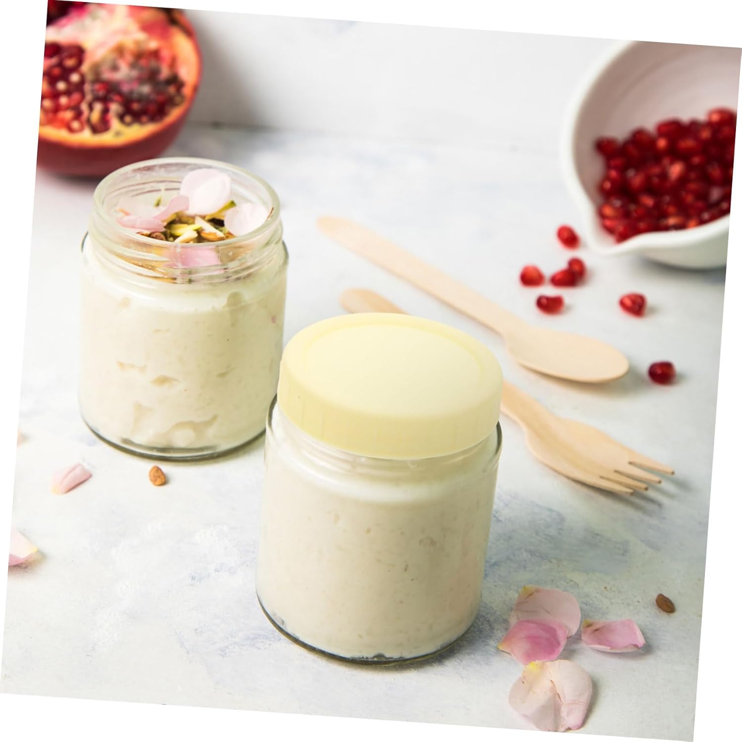 Zerodeko Plastic Mason Jar lids