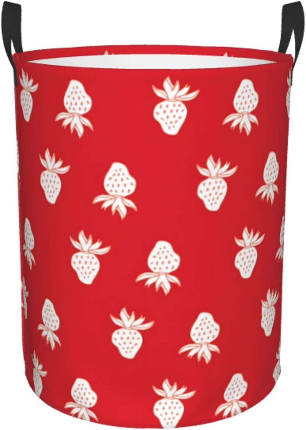 Strawberry Foldable Laundry Hamper Collapsible Organizer with Handles