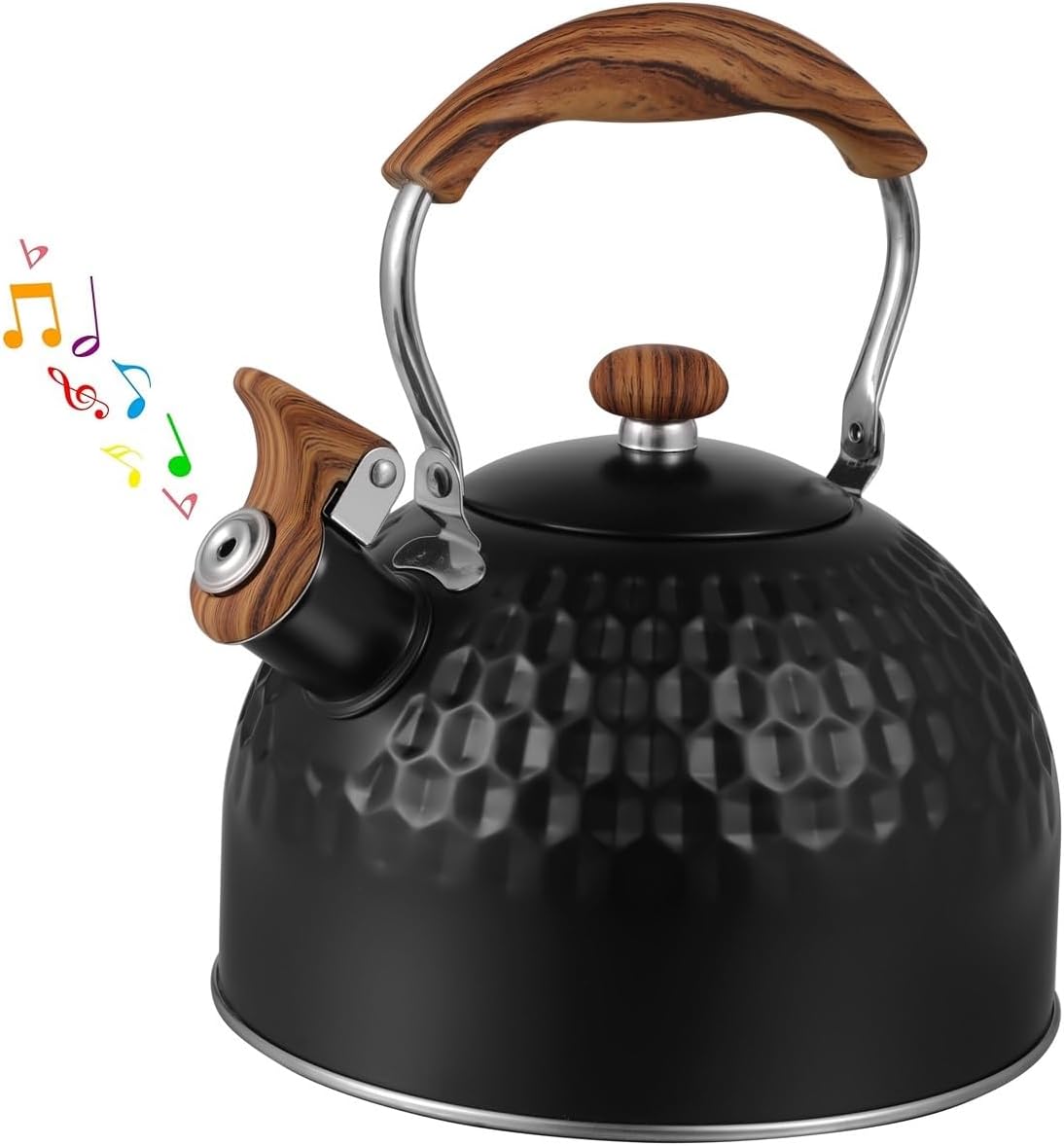 GHJETW Stainless Steel 25L Whistling Tea kettle