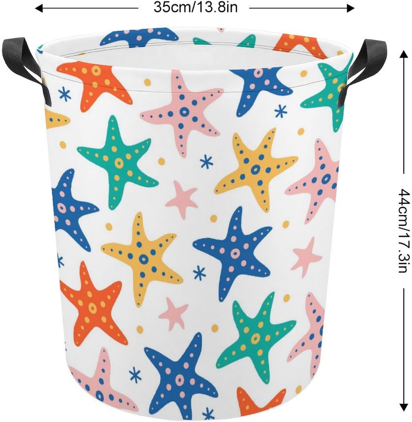 Stylish Starfish Waterproof Laundry Hamper