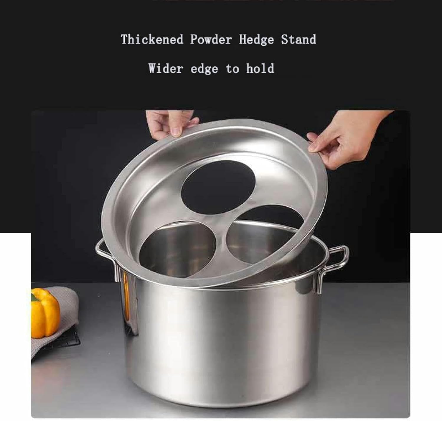 Stainless Steel Pasta and Strain Set