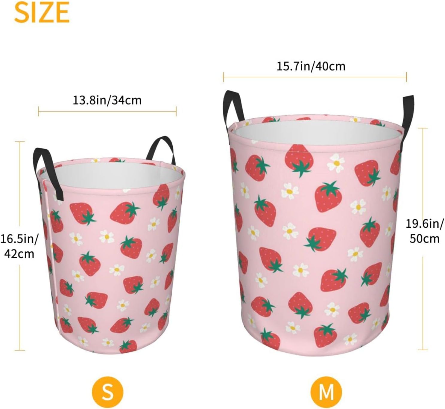 Strawberry Collapsible Laundry Hamper