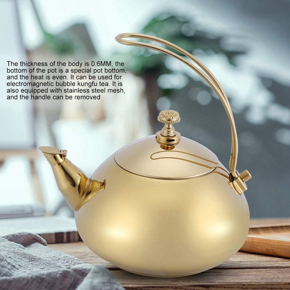 Fast-Heating Stainless Steel Teakettle for Brew_efficient Tea