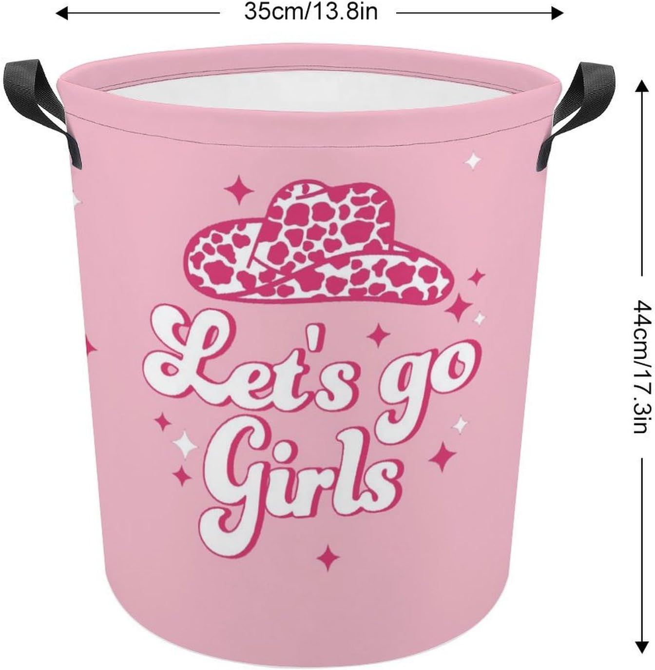Pink West Kids Laundry Hamper