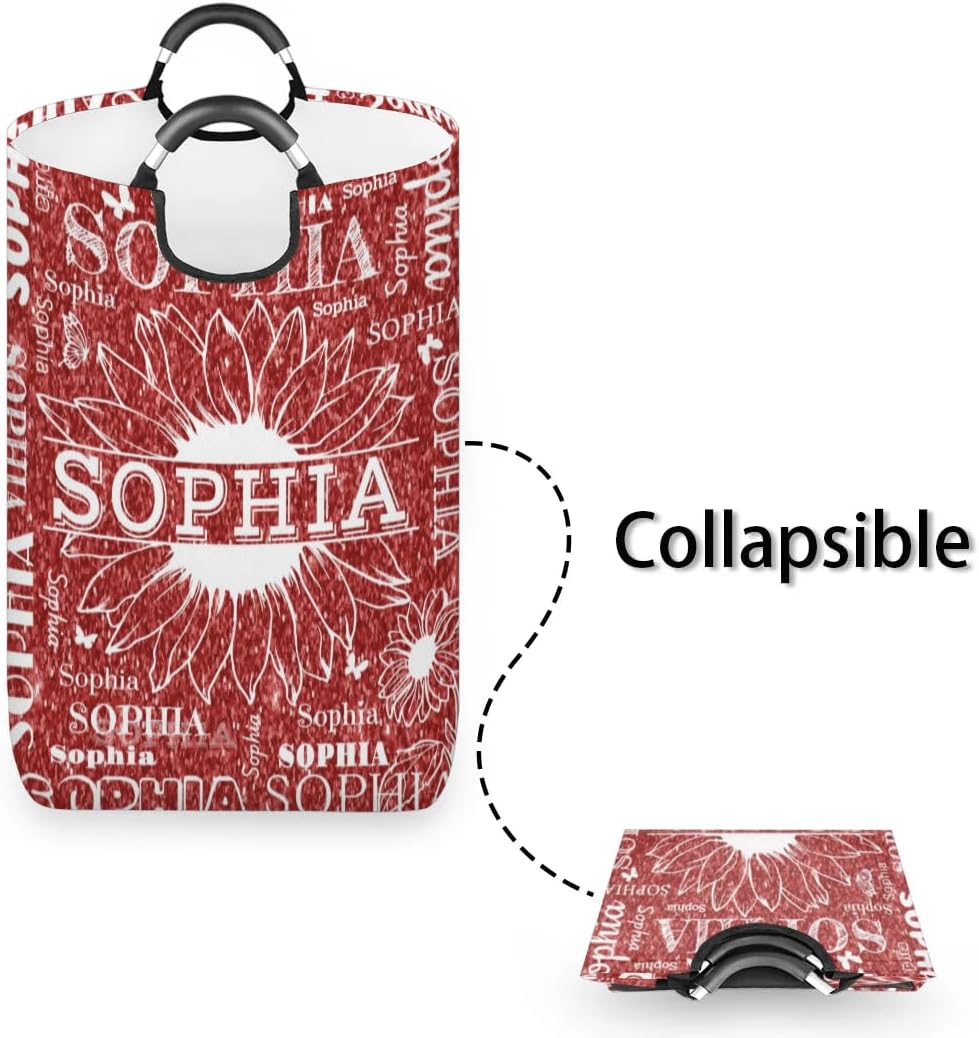 Custom Laundry Basket Nameable Collapsible Laundry Hamper for Your Home