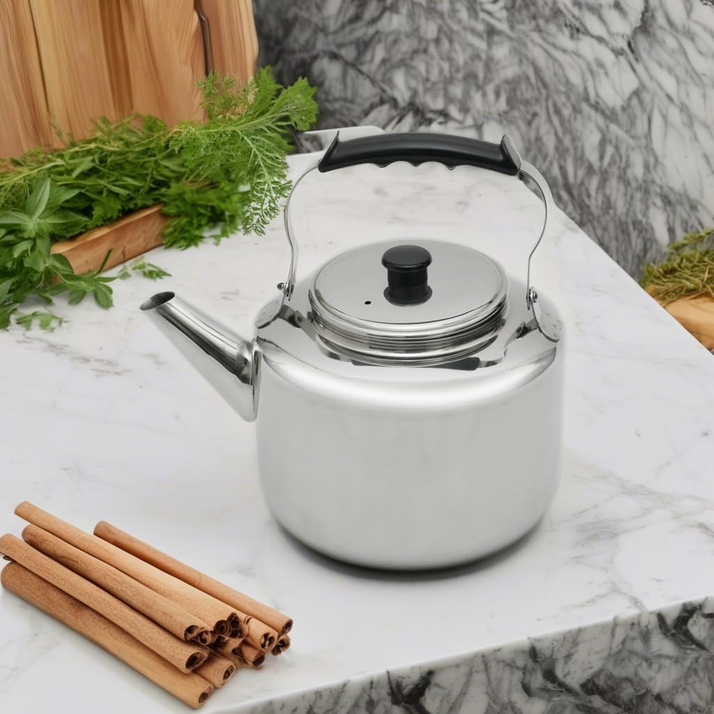 LINDYS STAINLESS STEEL 7-QUART TEA POT