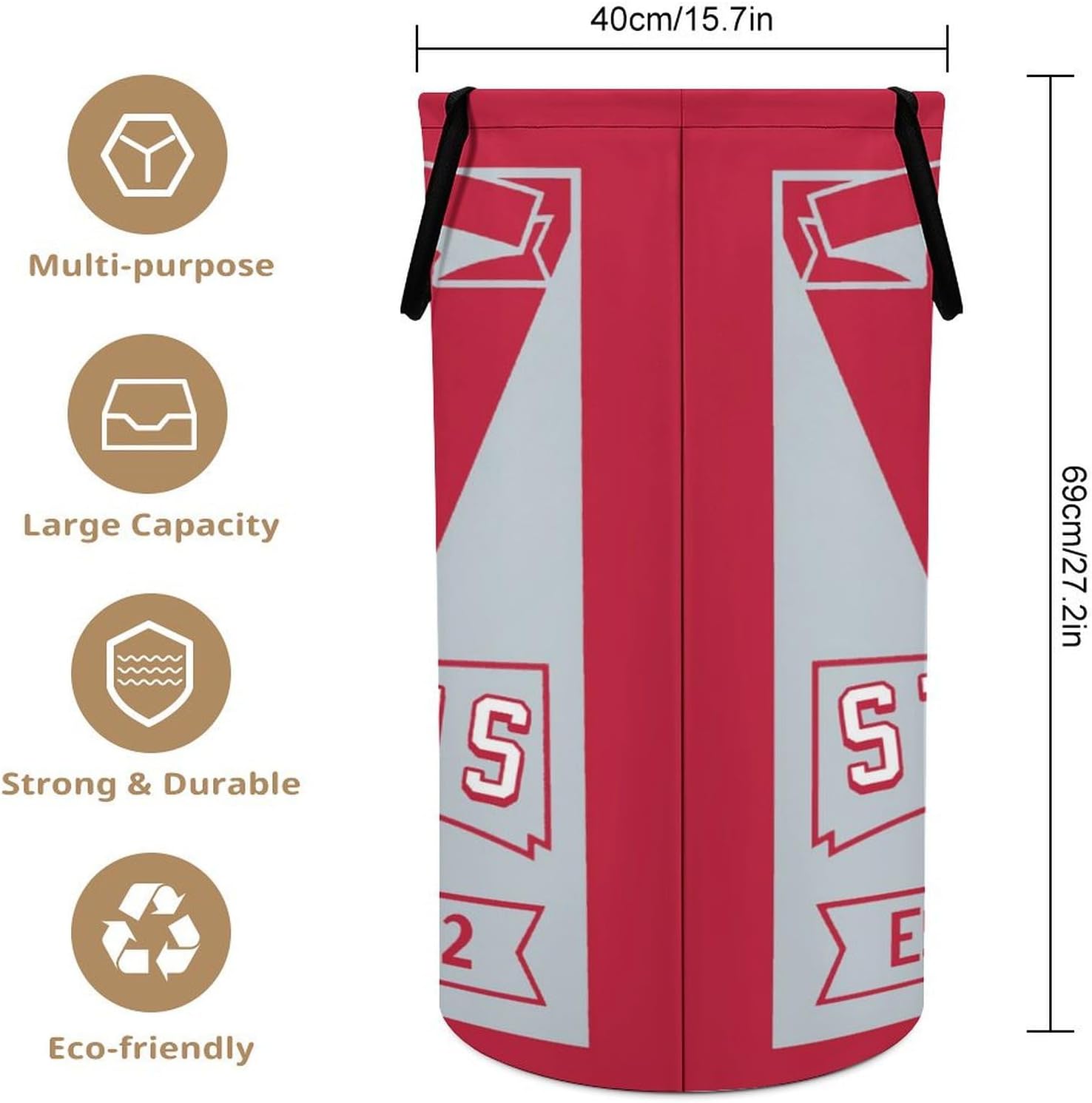 Custom Baseball Laundry Basket for Team Use