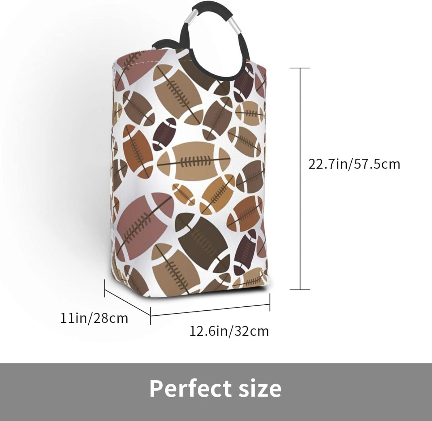 American Football Laundry Hamper for Outside Use