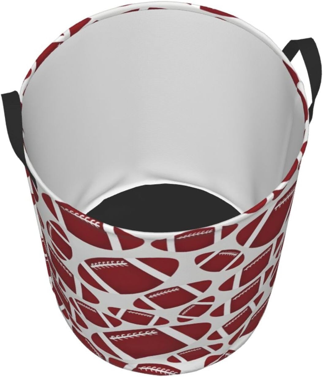 Football-Themed Laundry Hamper for Easy Storage