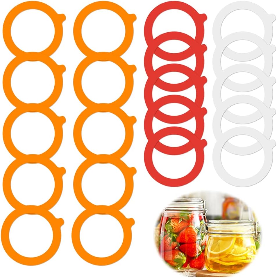 Secure Airtight Sealed Rings for Your Mason Canning Jars