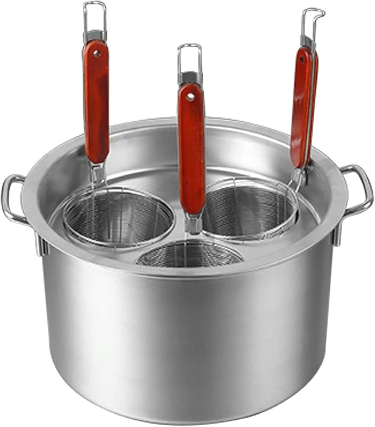 AttreX Commercial Stock Pot Strainer Basket Set