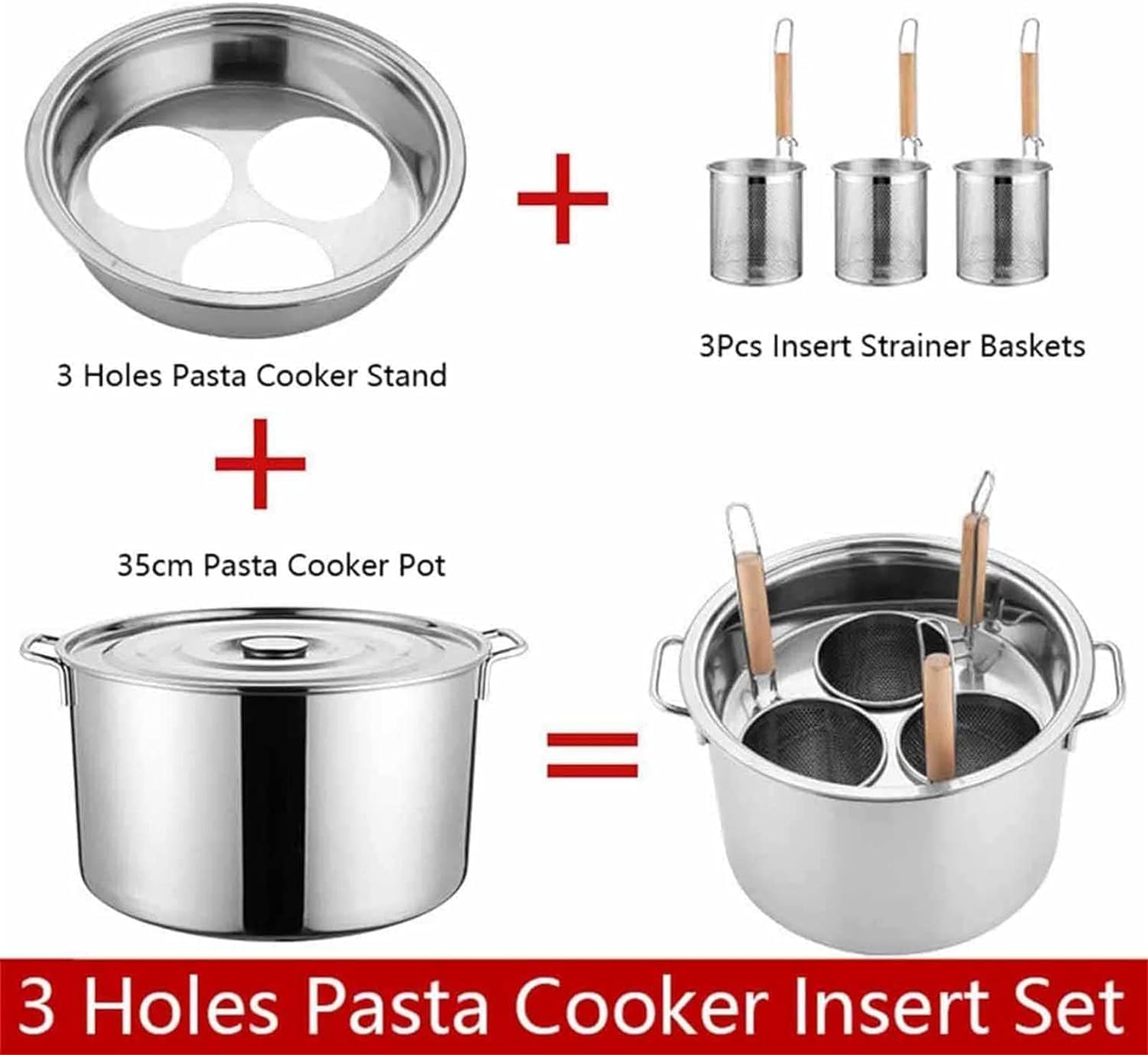 Stainless Steel Pasta Cooker Pot